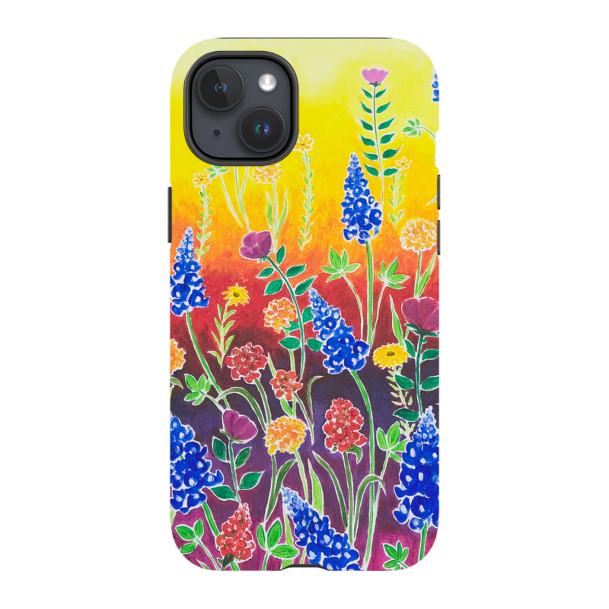iPhone Tough Case - Wildflower Fantasy By Linda Calvert Jacobson