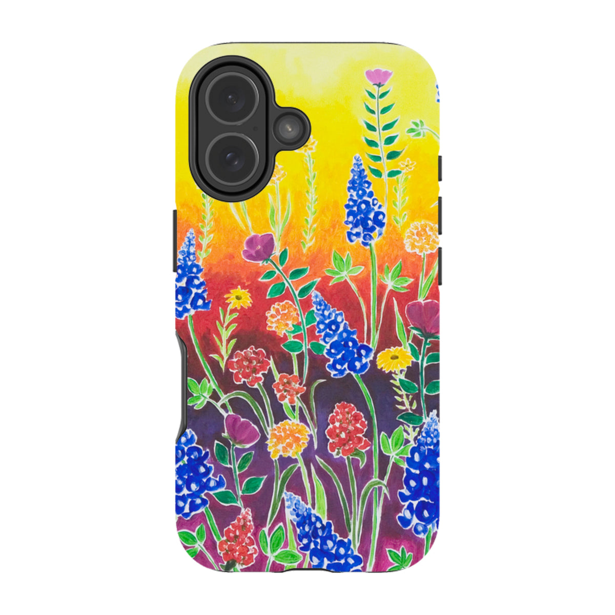 iPhone Tough Case - Wildflower Fantasy By Linda Calvert Jacobson