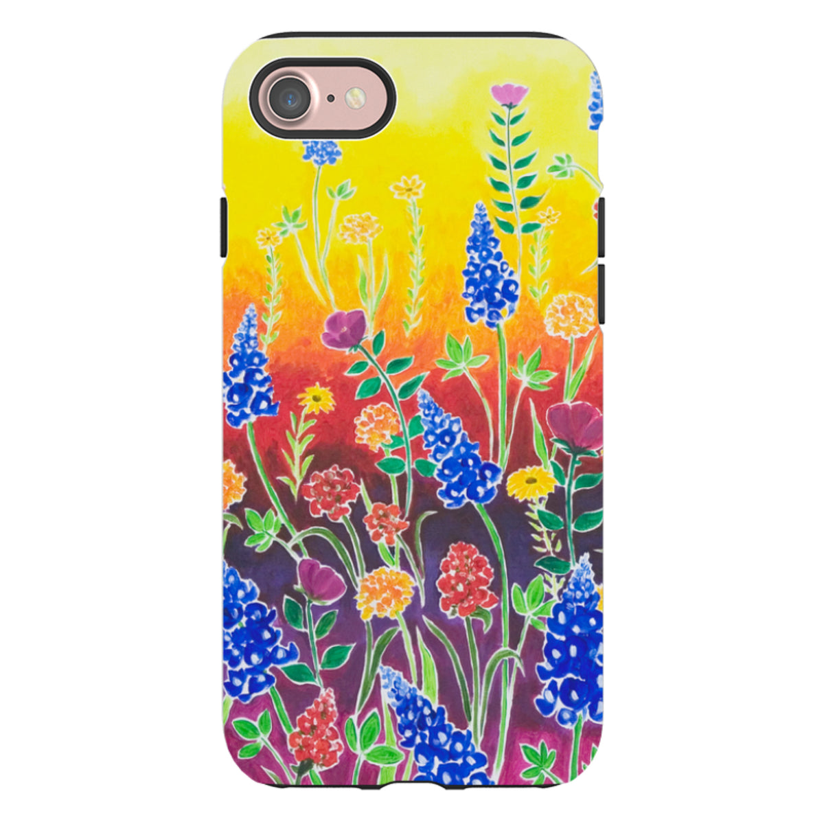 iPhone Tough Case - Wildflower Fantasy By Linda Calvert Jacobson