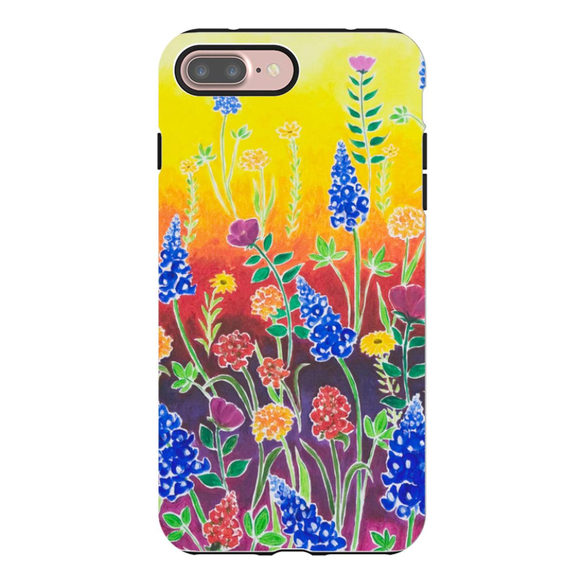 iPhone Tough Case - Wildflower Fantasy By Linda Calvert Jacobson