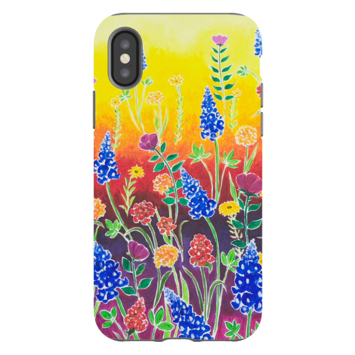 iPhone Tough Case - Wildflower Fantasy By Linda Calvert Jacobson