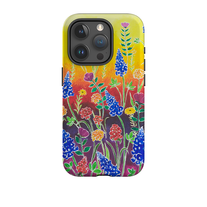 iPhone Tough Case - Wildflower Fantasy By Linda Calvert Jacobson