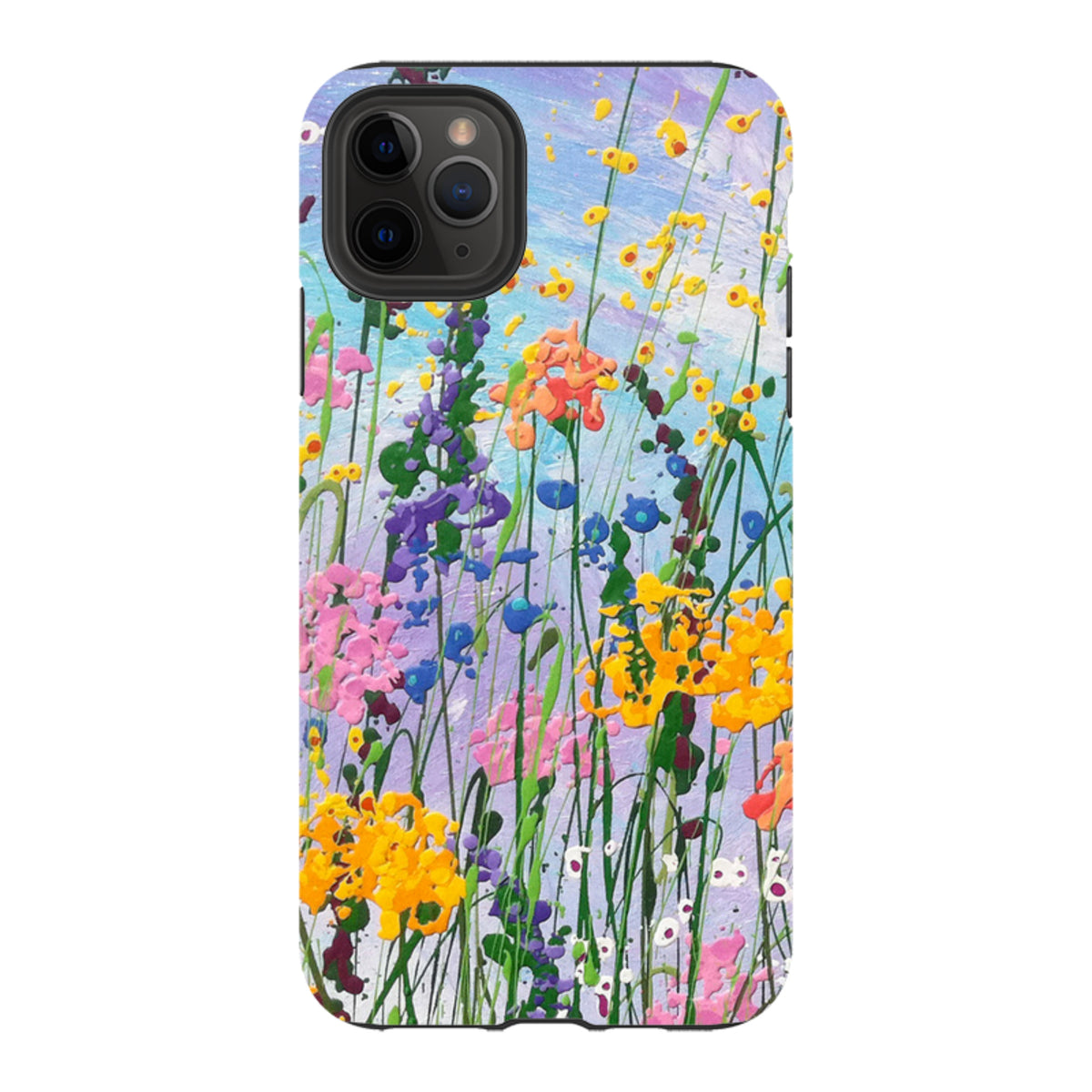 iPhone Tough Case - Wildflowers At Play By Linda Calvert Jacobson