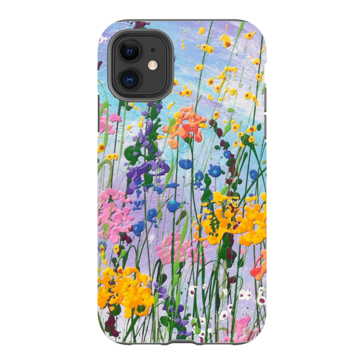 iPhone Tough Case - Wildflowers At Play By Linda Calvert Jacobson