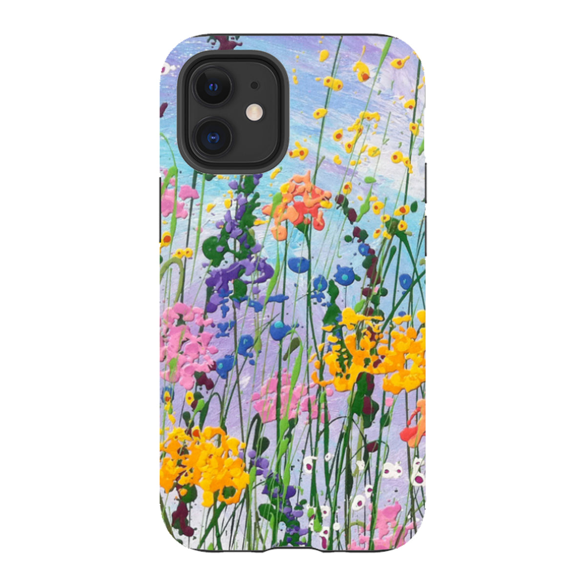 iPhone Tough Case - Wildflowers At Play By Linda Calvert Jacobson