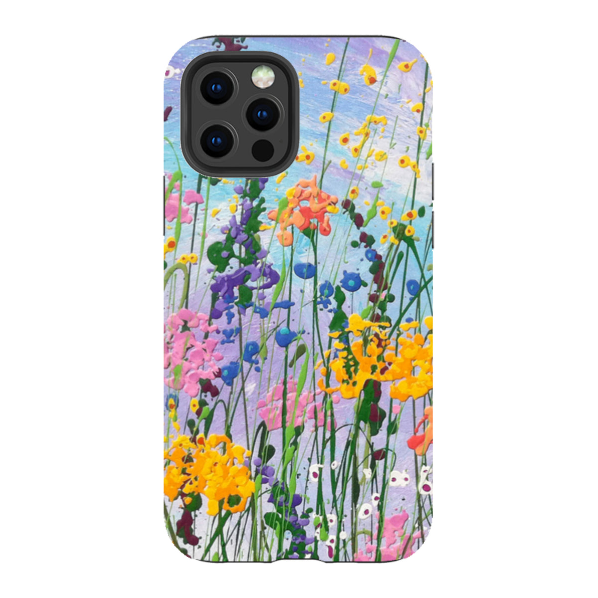 iPhone Tough Case - Wildflowers At Play By Linda Calvert Jacobson