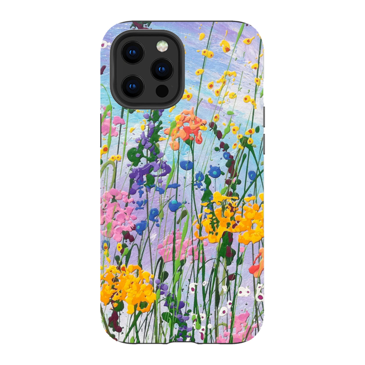 iPhone Tough Case - Wildflowers At Play By Linda Calvert Jacobson
