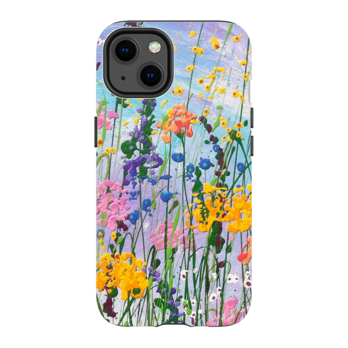 iPhone Tough Case - Wildflowers At Play By Linda Calvert Jacobson
