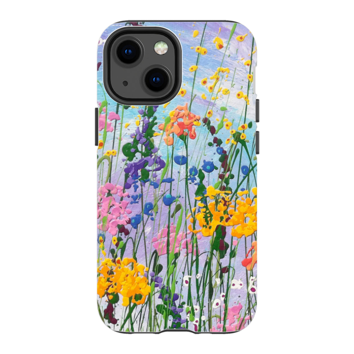 iPhone Tough Case - Wildflowers At Play By Linda Calvert Jacobson