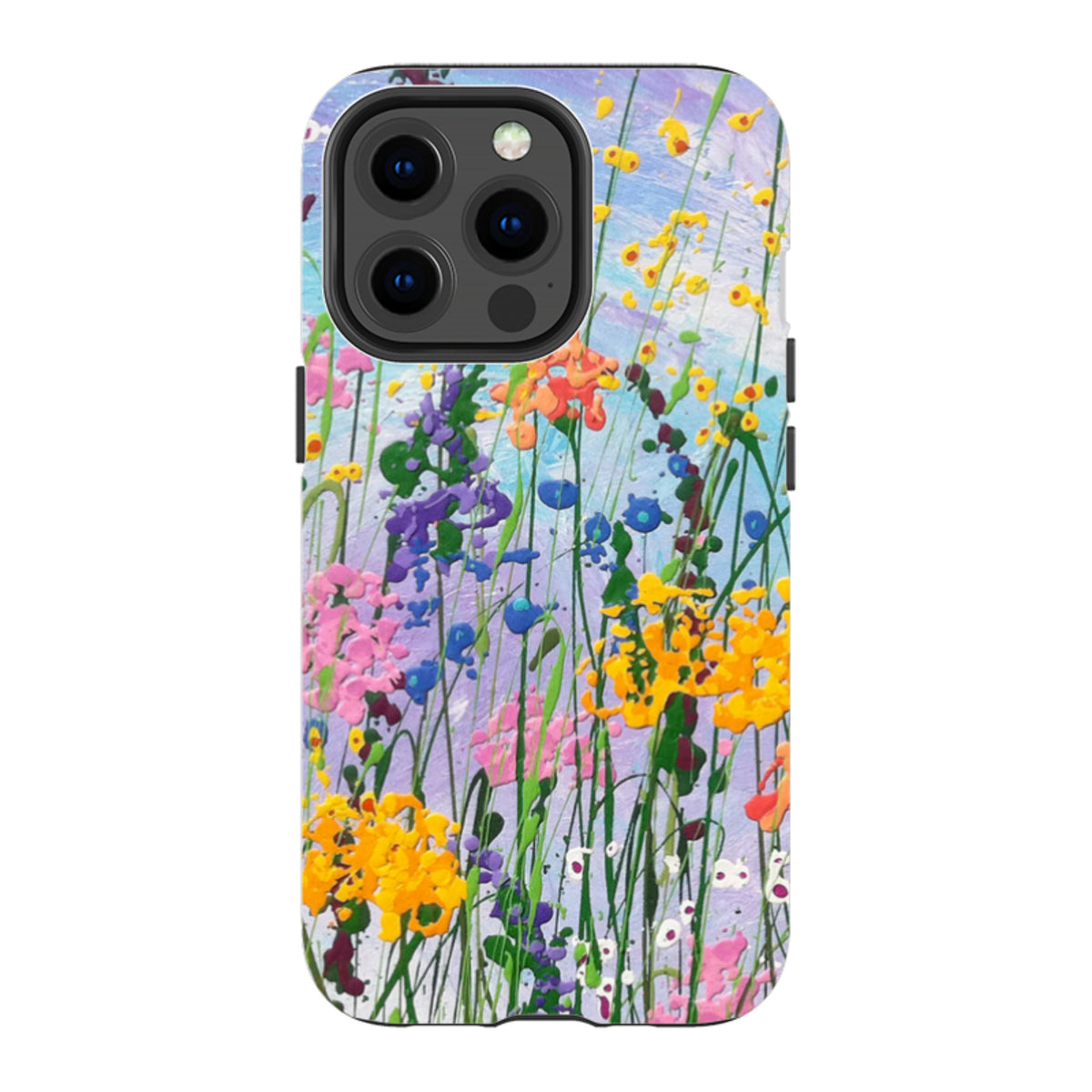 iPhone Tough Case - Wildflowers At Play By Linda Calvert Jacobson