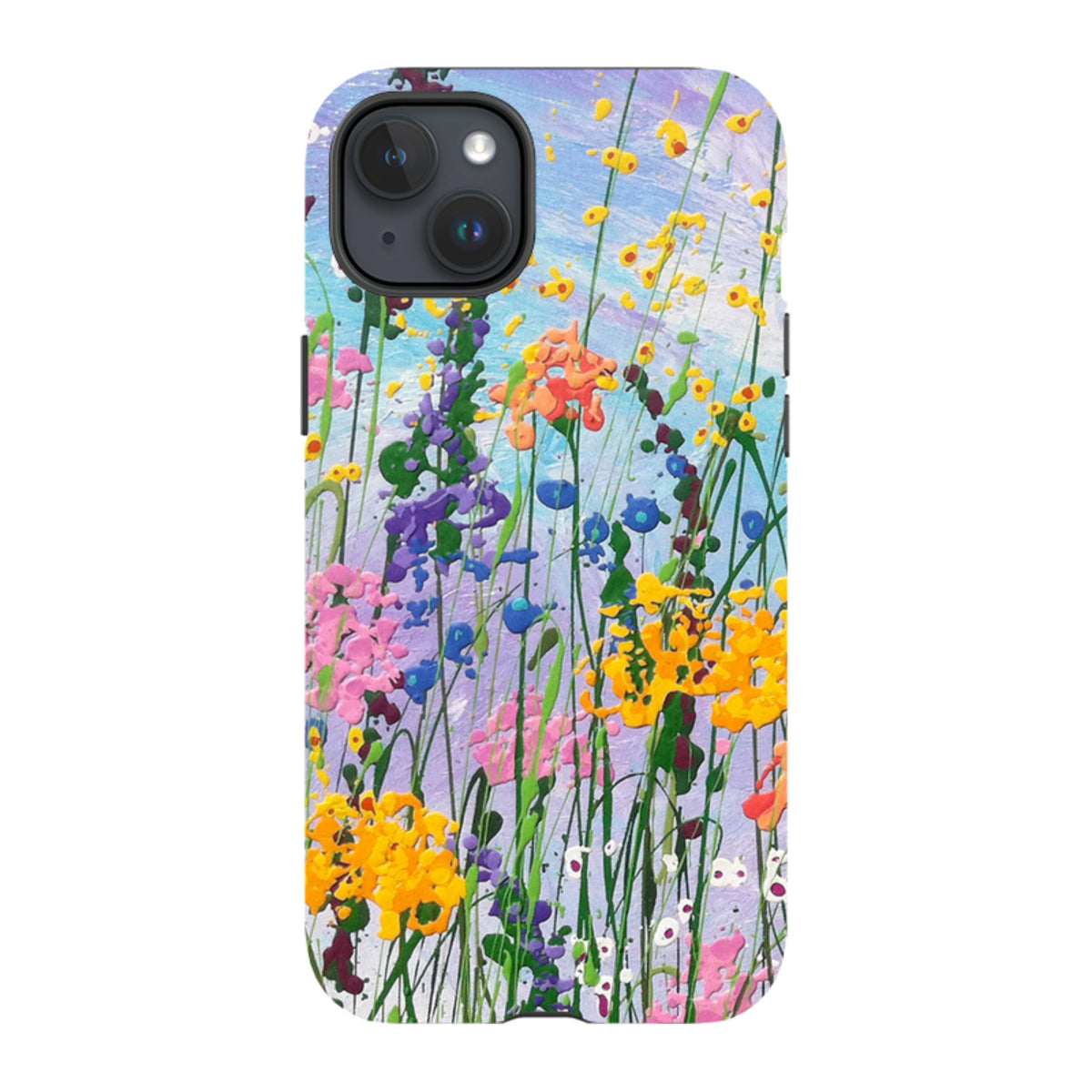 iPhone Tough Case - Wildflowers At Play By Linda Calvert Jacobson