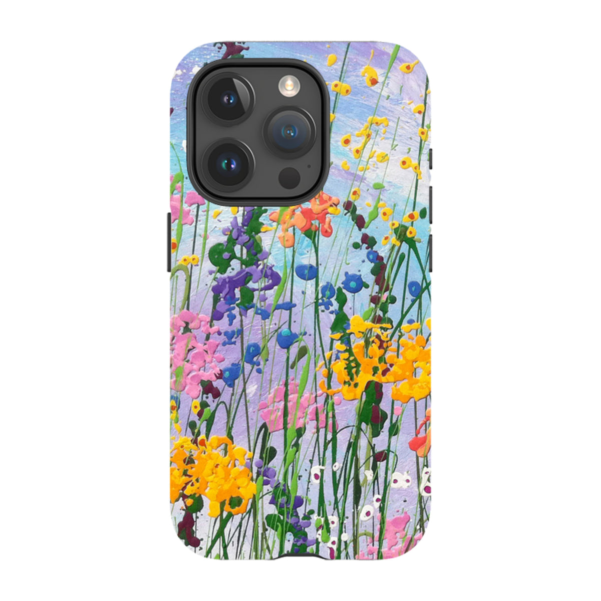 iPhone Tough Case - Wildflowers At Play By Linda Calvert Jacobson