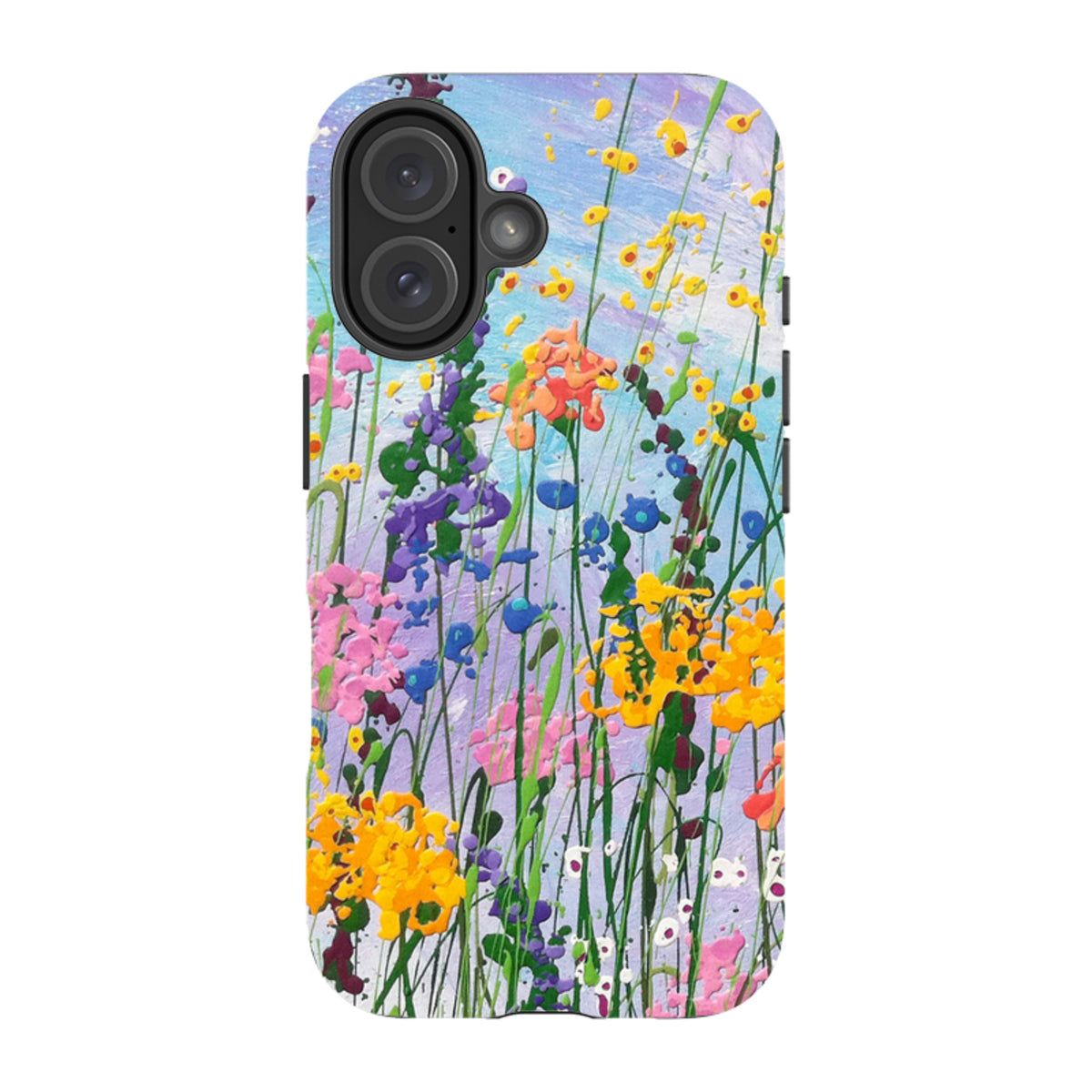iPhone Tough Case - Wildflowers At Play By Linda Calvert Jacobson