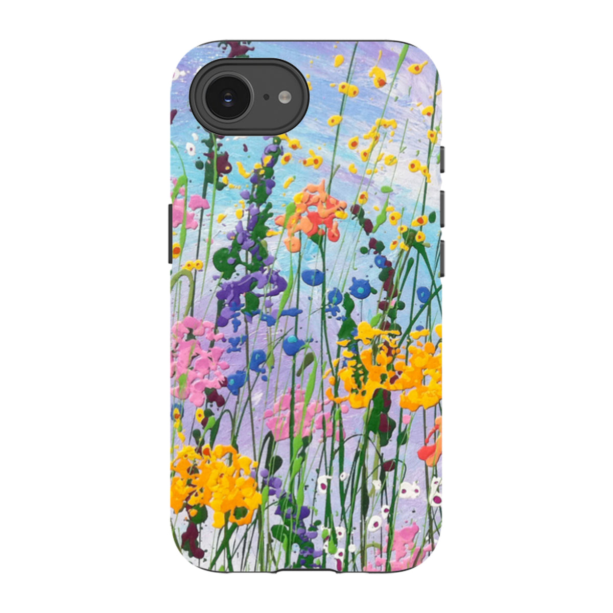 iPhone Tough Case - Wildflowers At Play By Linda Calvert Jacobson