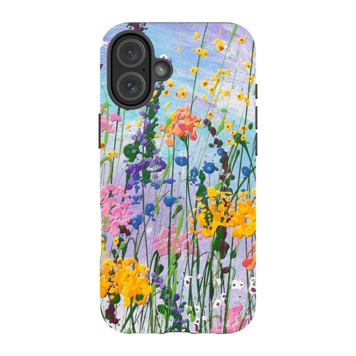 iPhone Tough Case - Wildflowers At Play By Linda Calvert Jacobson