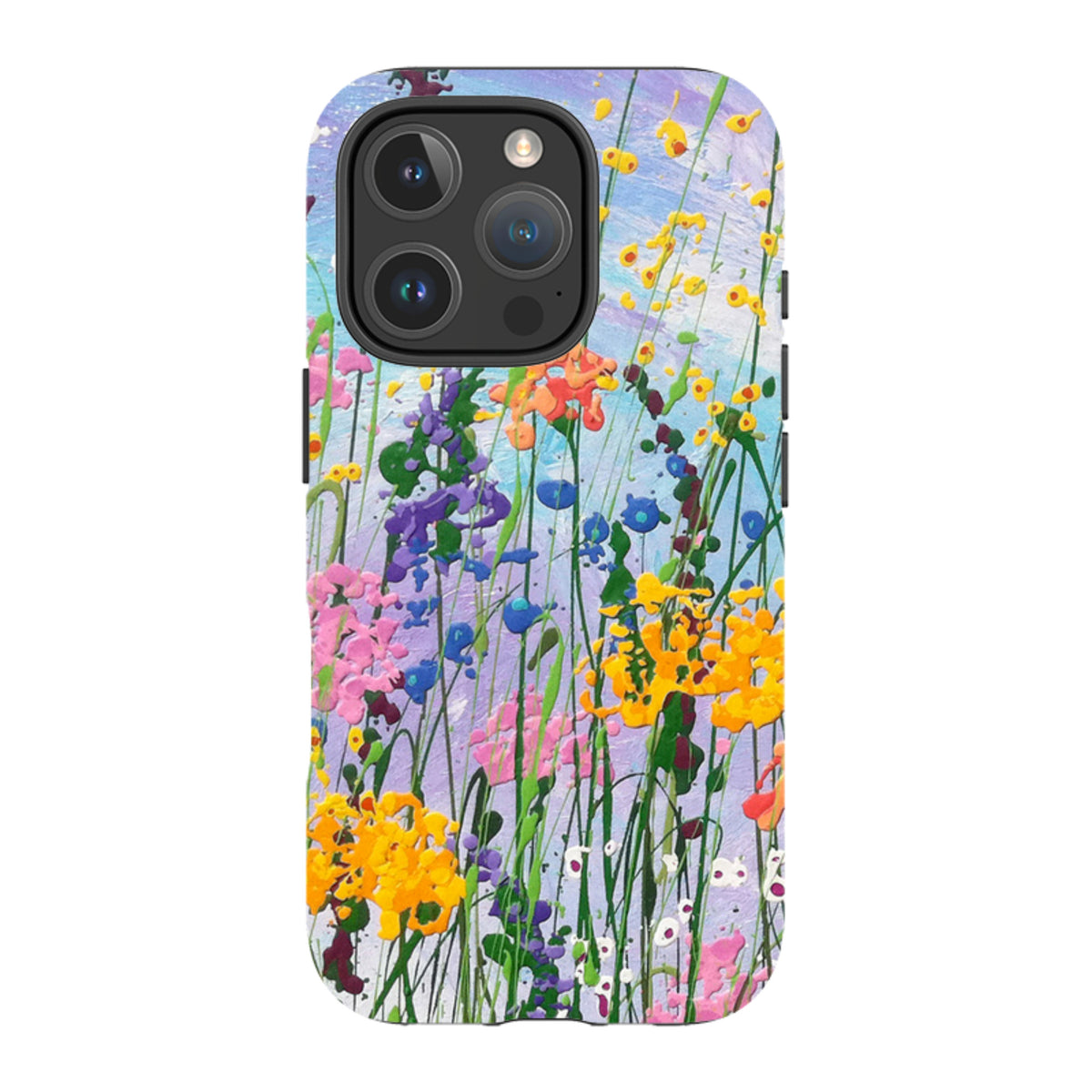 iPhone Tough Case - Wildflowers At Play By Linda Calvert Jacobson