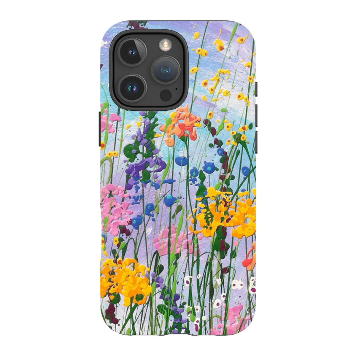 iPhone Tough Case - Wildflowers At Play By Linda Calvert Jacobson