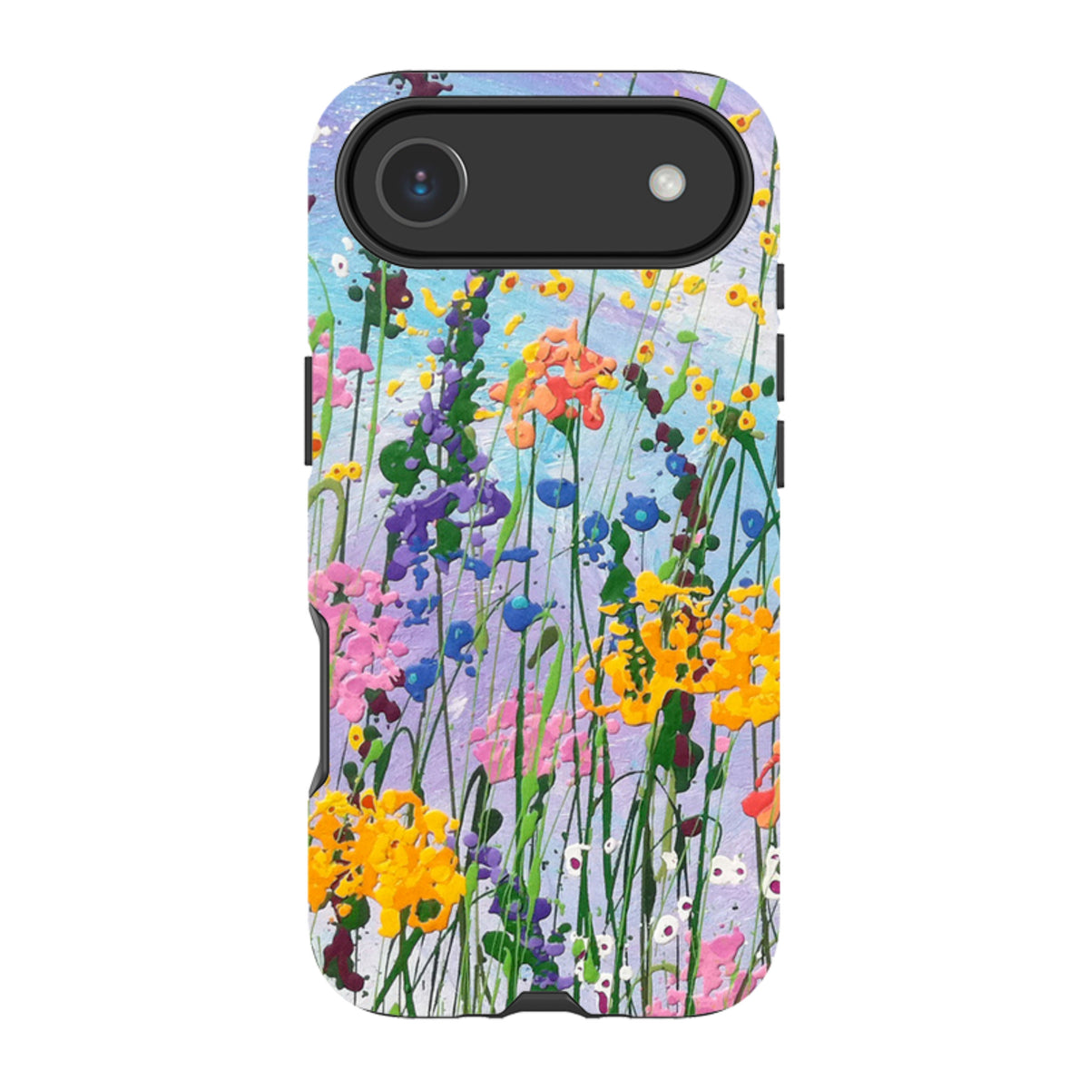 iPhone Tough Case - Wildflowers At Play By Linda Calvert Jacobson