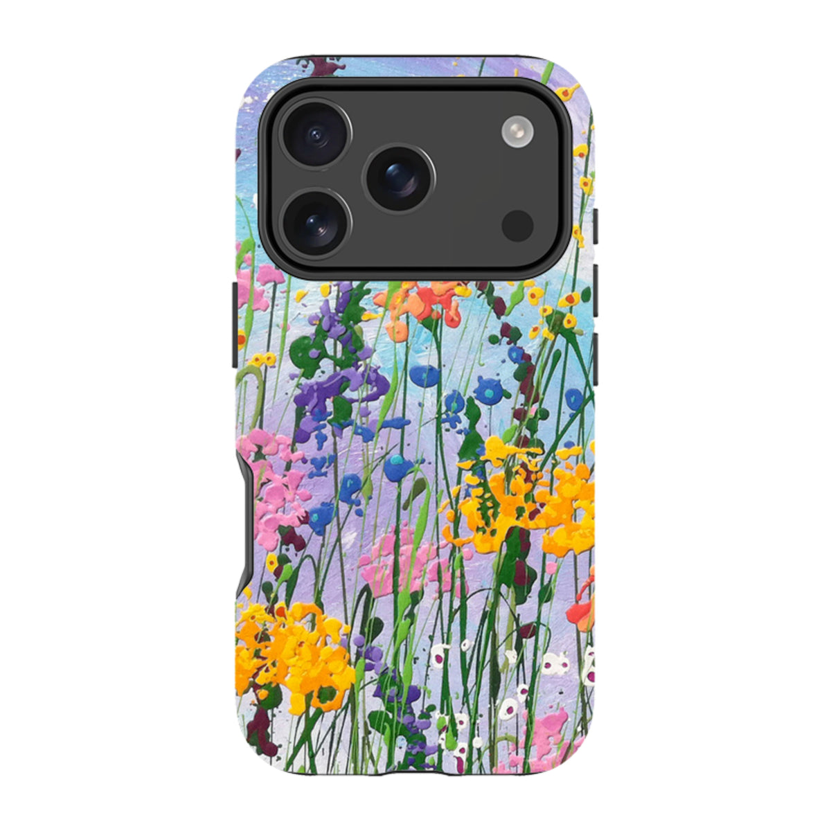 iPhone Tough Case - Wildflowers At Play By Linda Calvert Jacobson