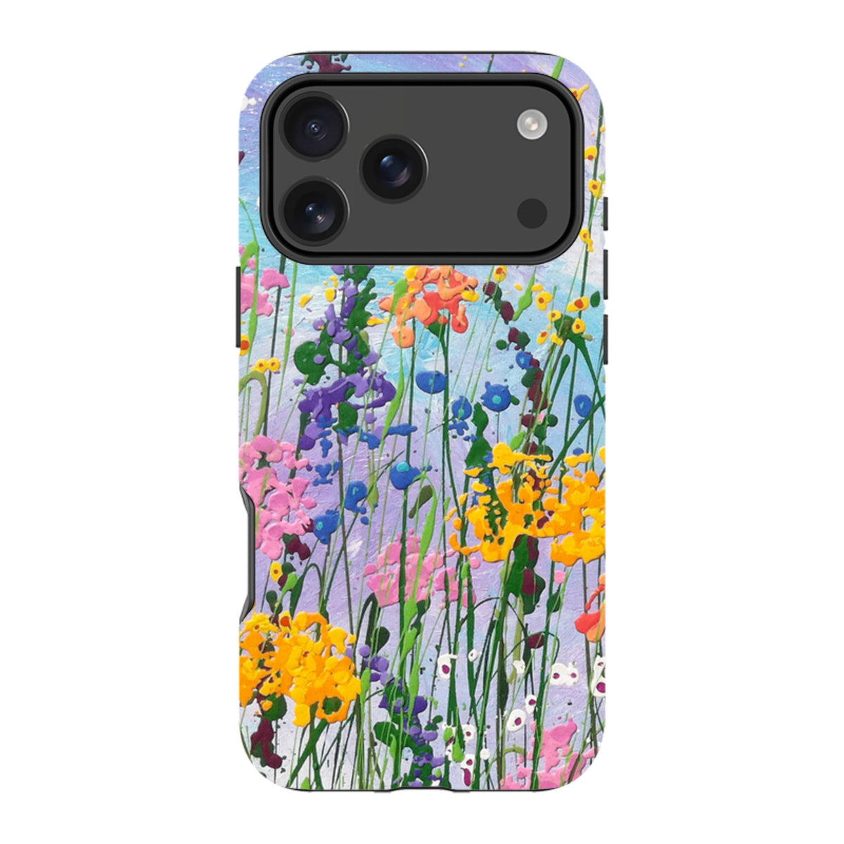 iPhone Tough Case - Wildflowers At Play By Linda Calvert Jacobson