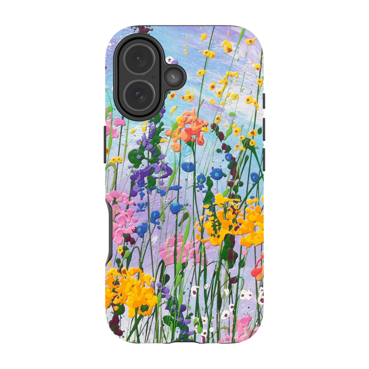 iPhone Tough Case - Wildflowers At Play By Linda Calvert Jacobson