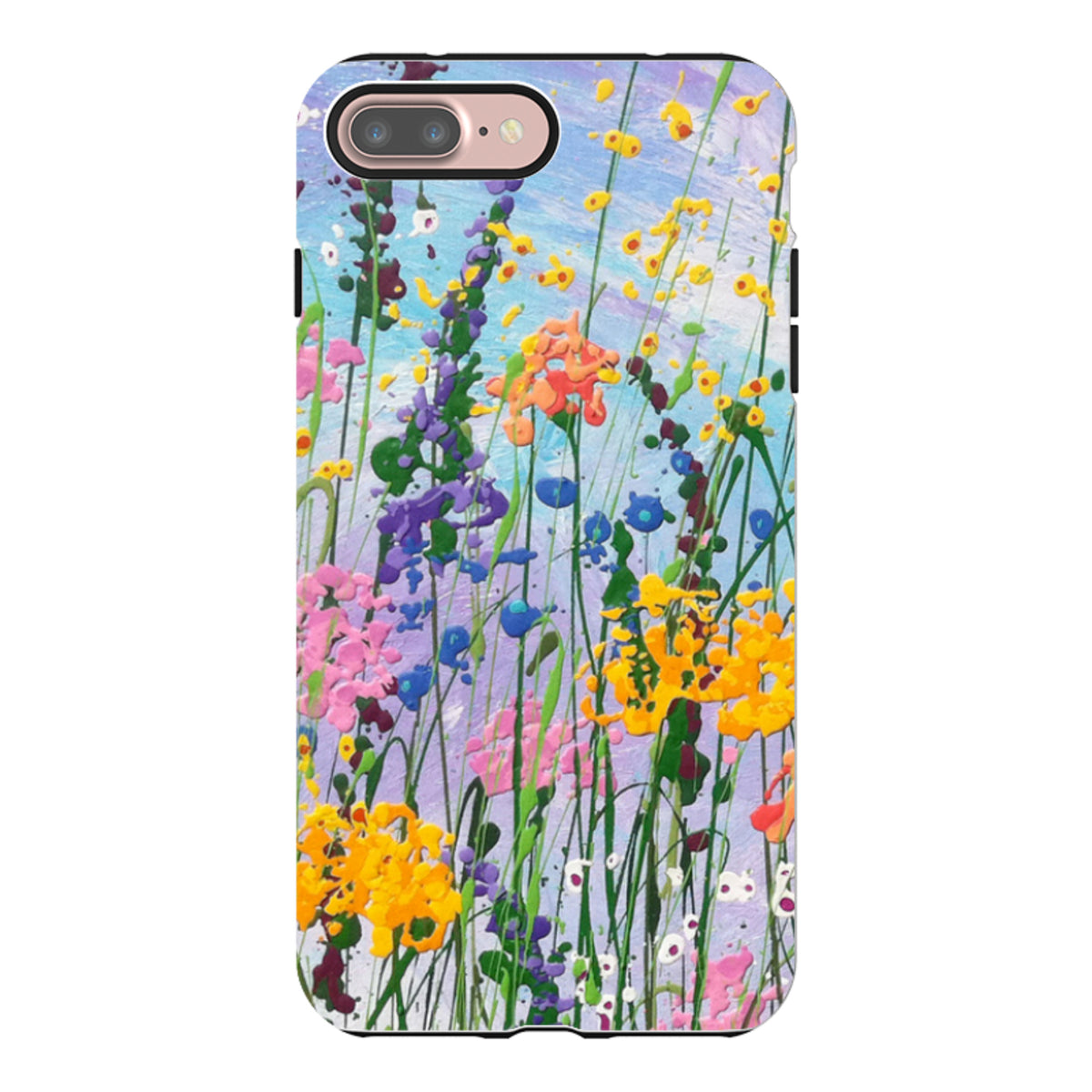 iPhone Tough Case - Wildflowers At Play By Linda Calvert Jacobson