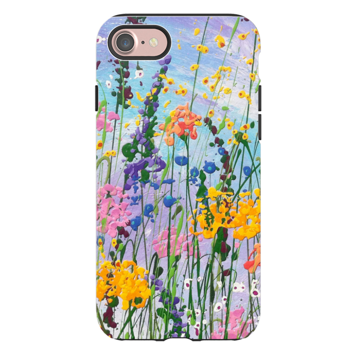 iPhone Tough Case - Wildflowers At Play By Linda Calvert Jacobson