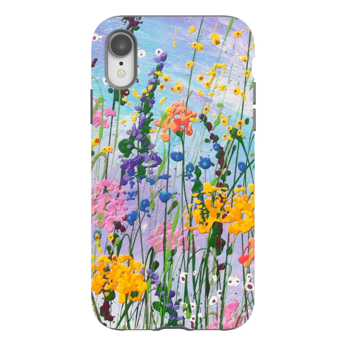 iPhone Tough Case - Wildflowers At Play By Linda Calvert Jacobson