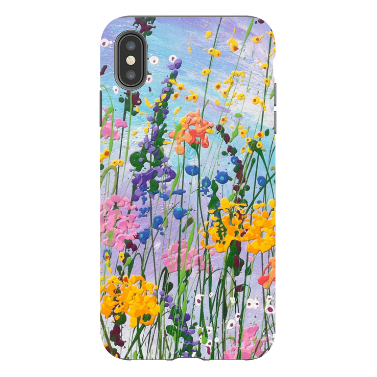 iPhone Tough Case - Wildflowers At Play By Linda Calvert Jacobson
