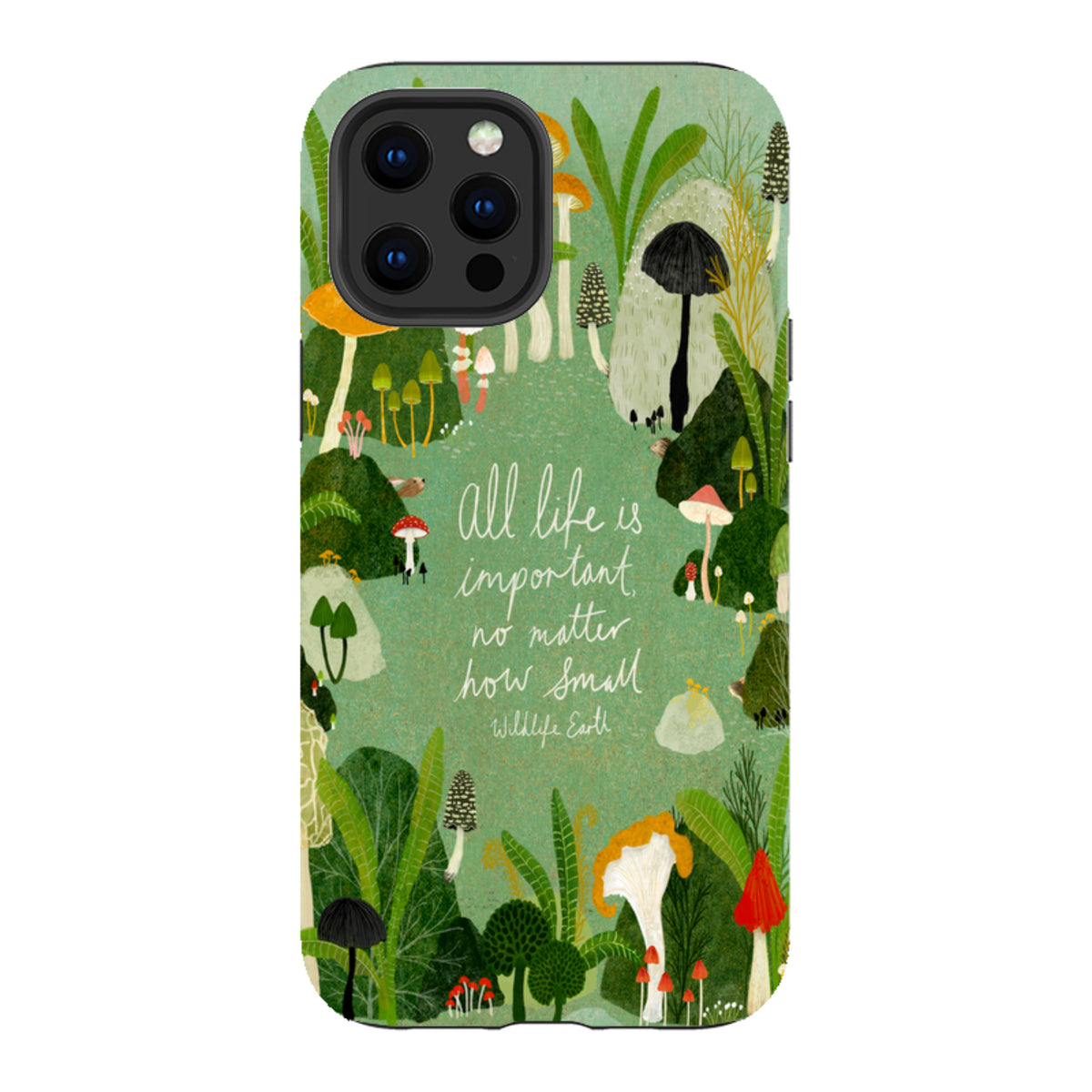 iPhone Tough Case - Wildlife Text By Katherine Quinn