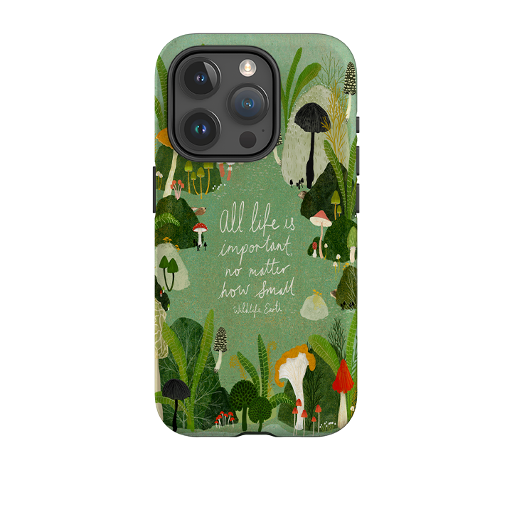iPhone Tough Case - Wildlife Text By Katherine Quinn