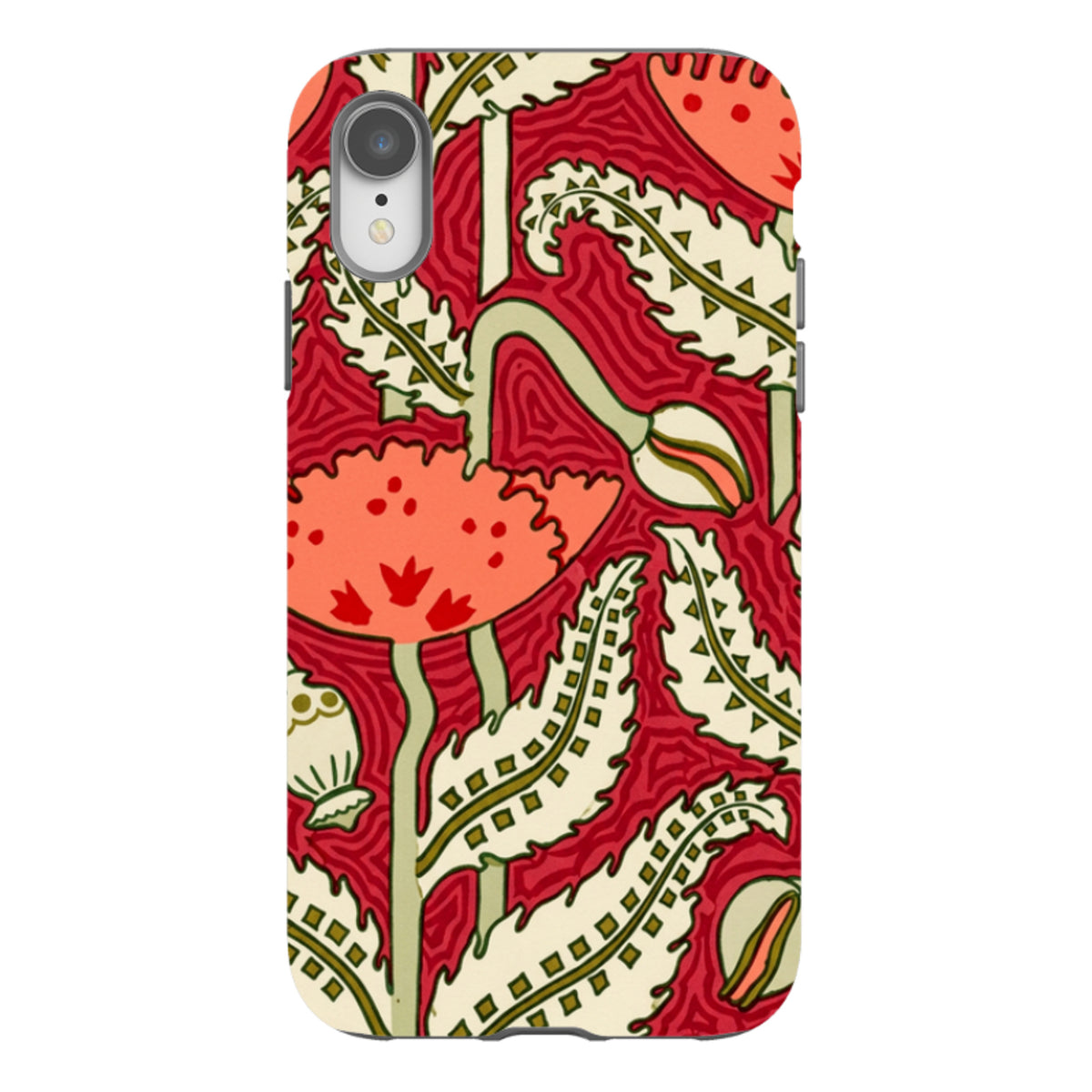 iPhone Tough Case - William Morris Red Floral