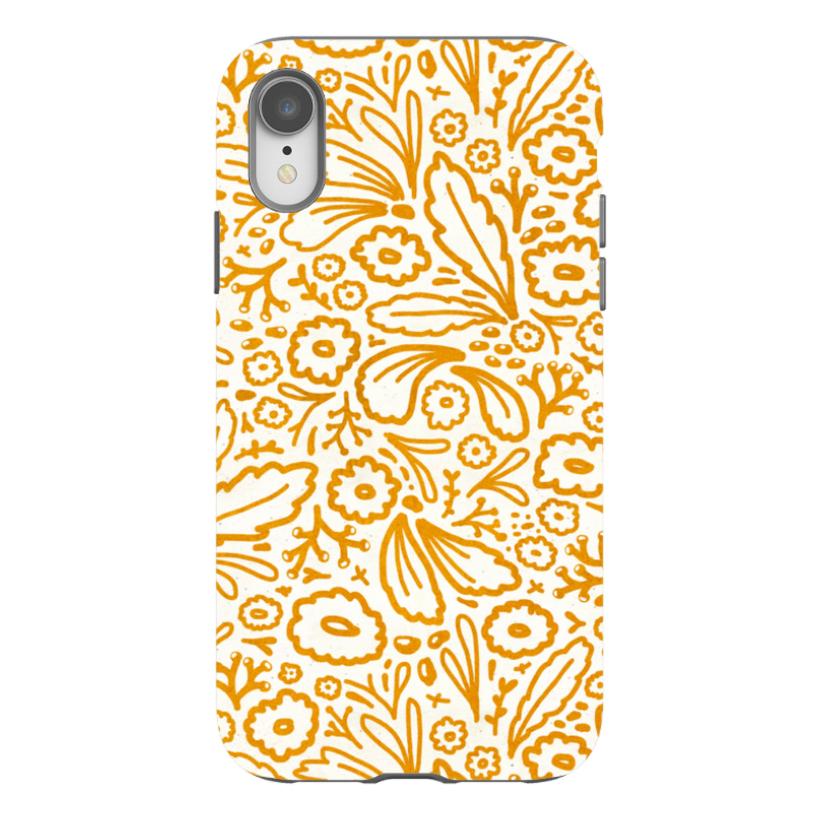 iPhone Tough Case - Wind Fall Mustard By Katherine Quinn