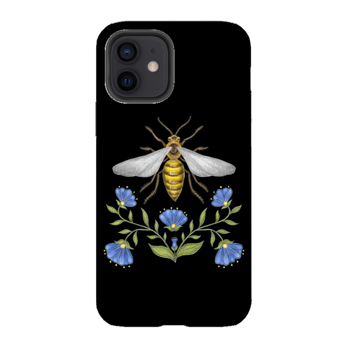 iPhone Tough Case - Wings Of Freedom Schwarz Von Catherine Rowe