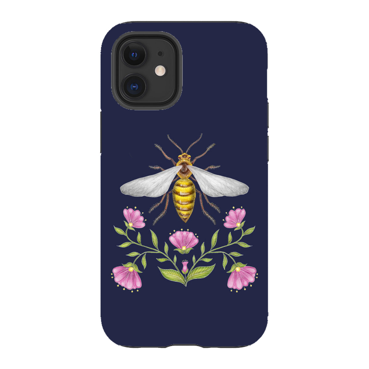 iPhone Tough Case - Wings Of Freedom Navy By Catherine Rowe