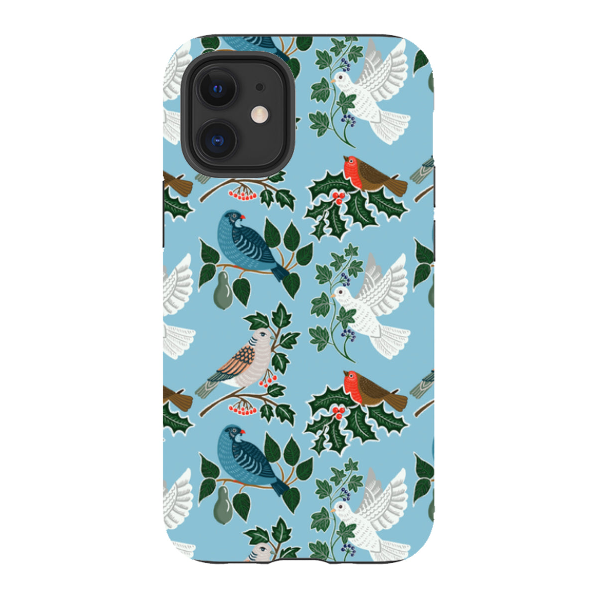 iPhone Tough Case - Winter Birds-2 By kate Heiss