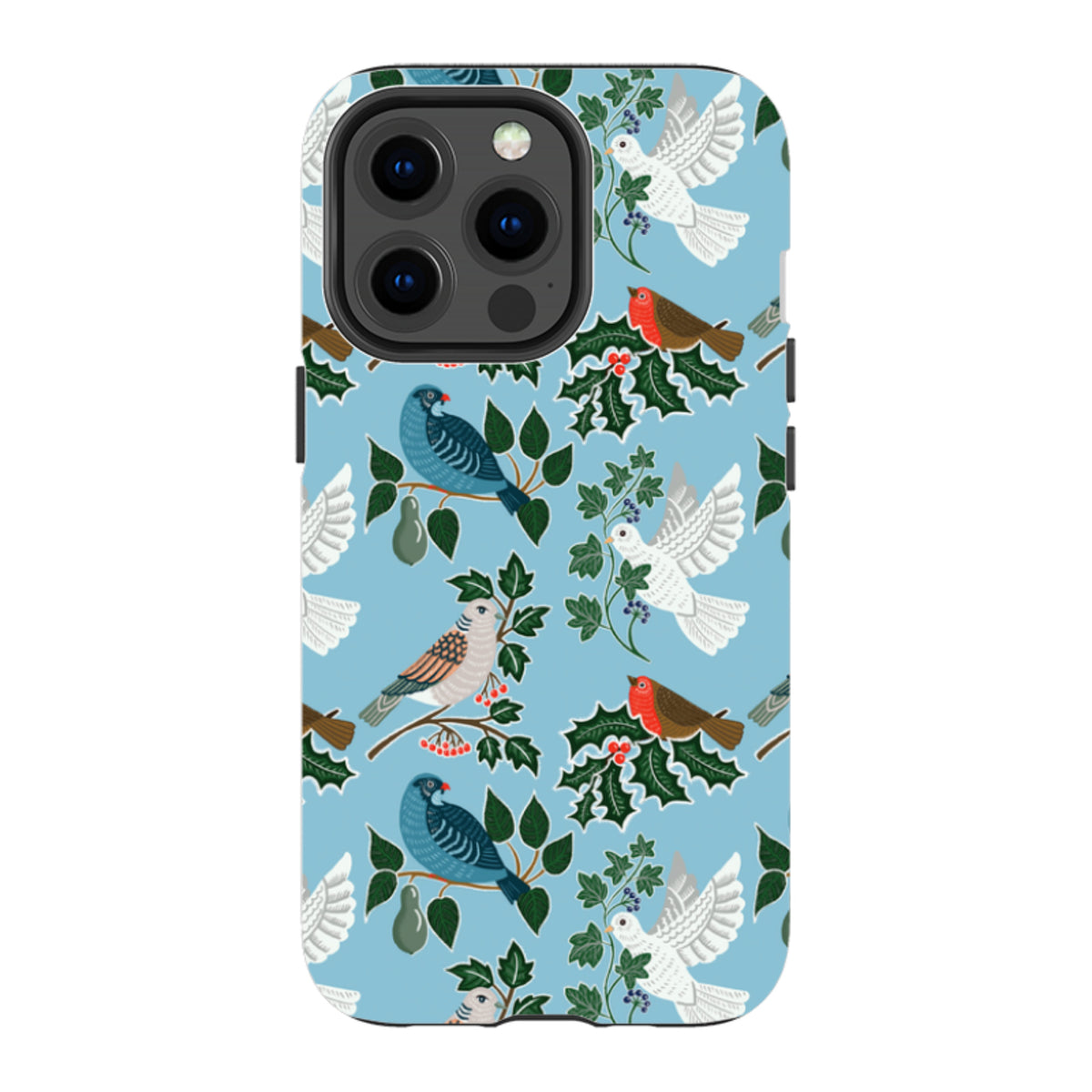 iPhone Tough Case - Winter Birds-2 By kate Heiss