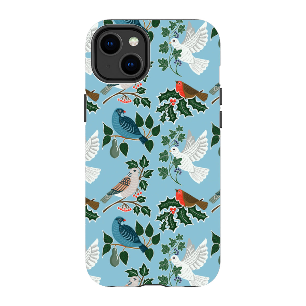 iPhone Tough Case - Winter Birds-2 By kate Heiss