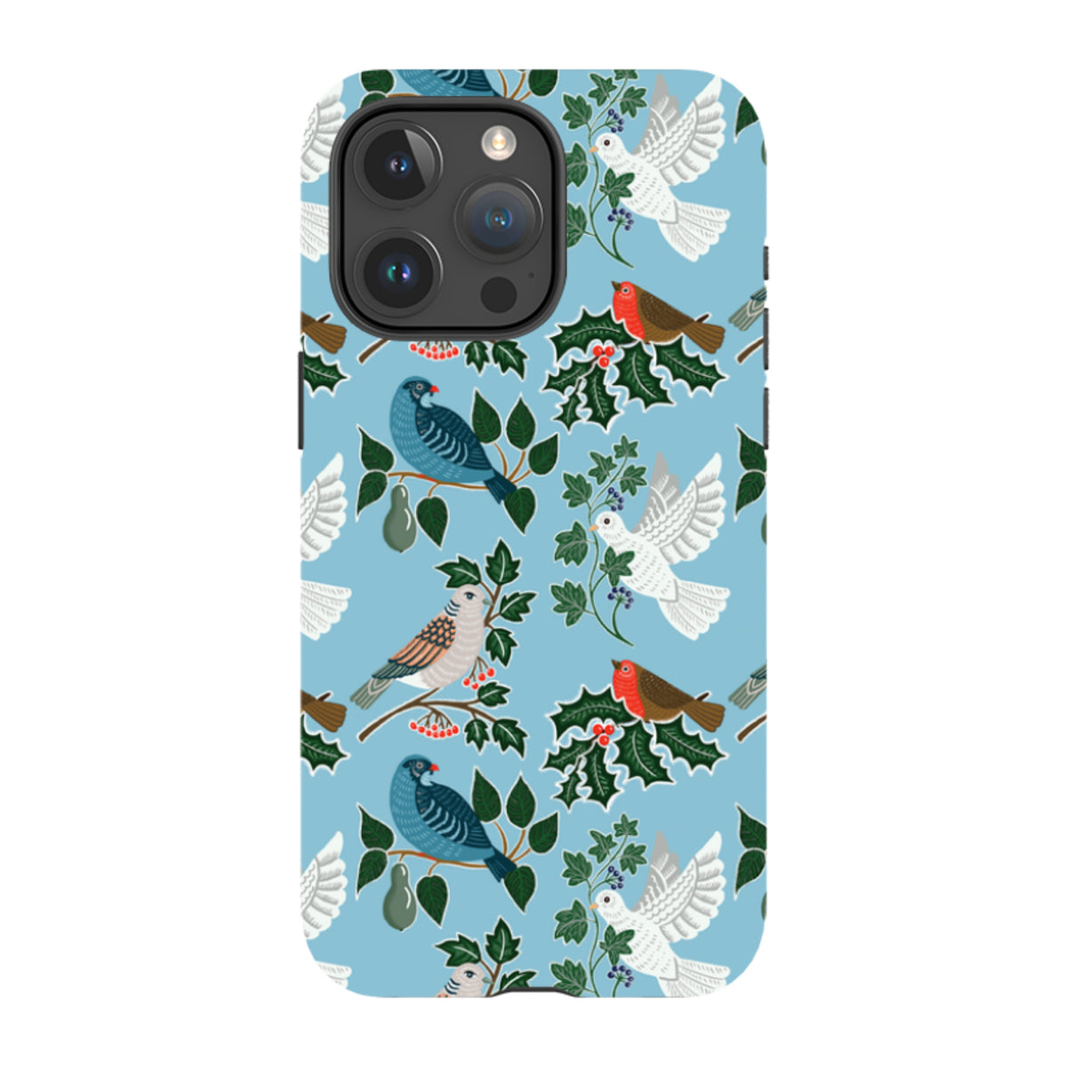 iPhone Tough Case - Winter Birds-2 By kate Heiss