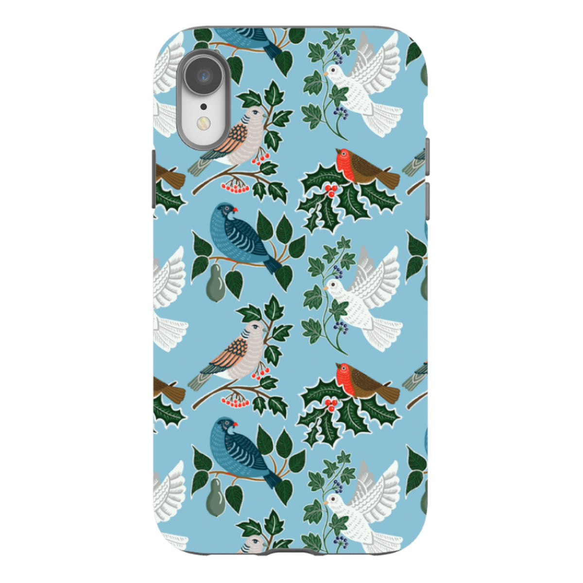 iPhone Tough Case - Winter Birds-2 By kate Heiss