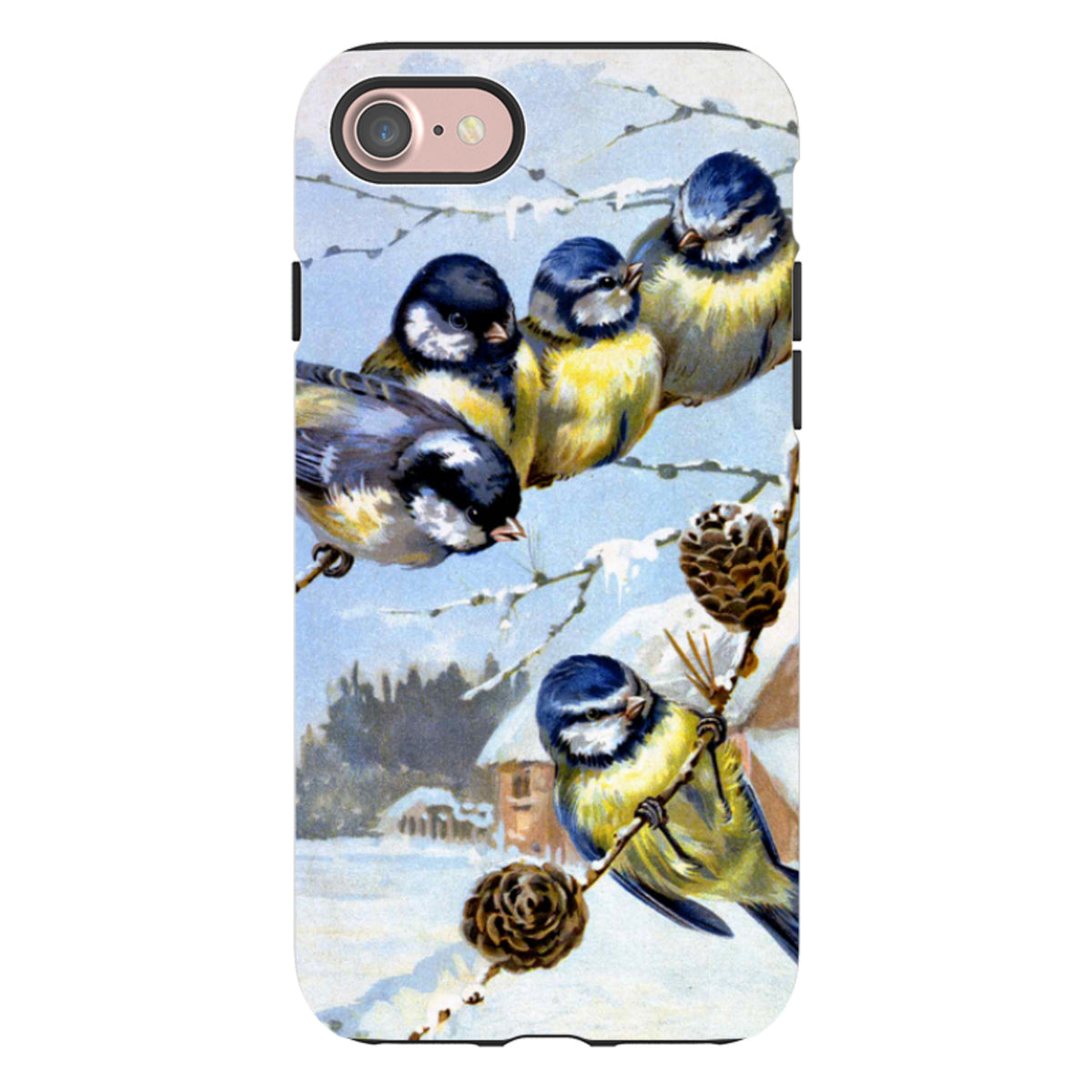 iPhone Schutzhülle – Wintervögel von Heritage