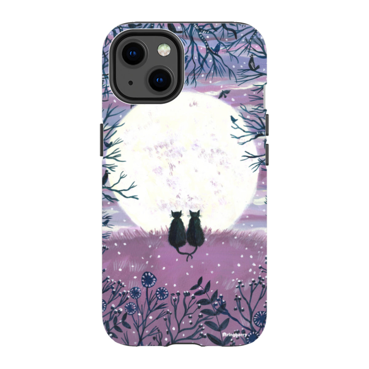 iPhone Tough Case - Winter Cats II By Mary Stubberfield