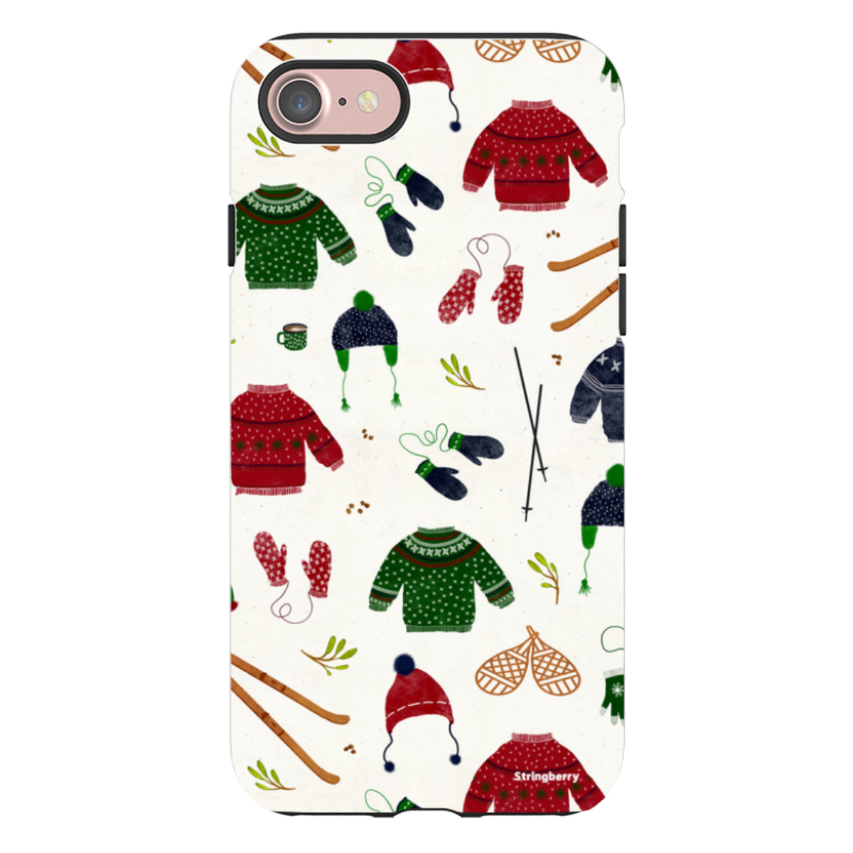 iPhone Tough Case - Winter Clothes By Katherine Quinn