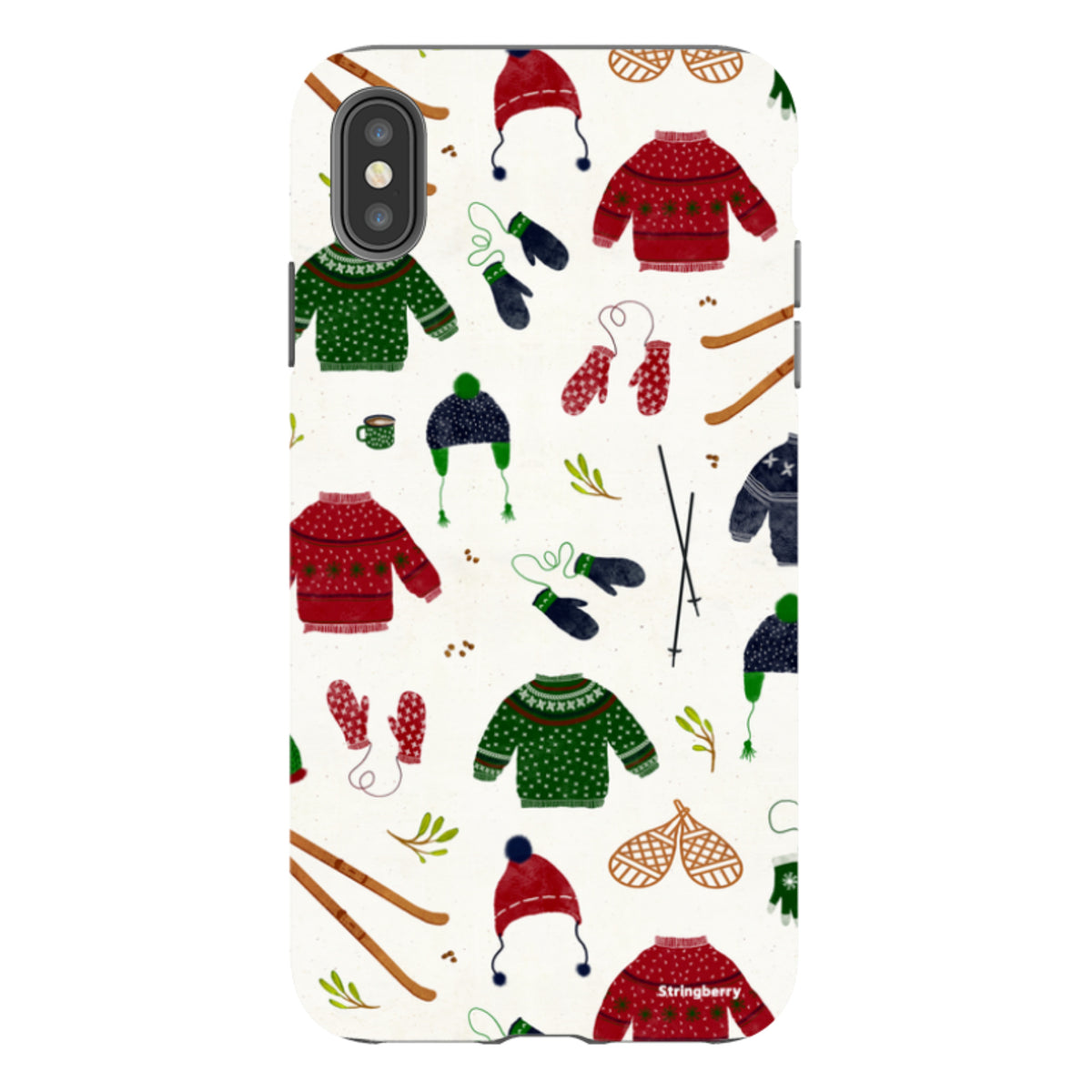 iPhone Tough Case - Winter Clothes By Katherine Quinn