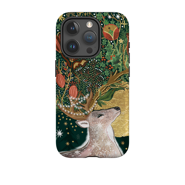 iPhone Tough Case - Winter Deer I By Emma Frances Grant