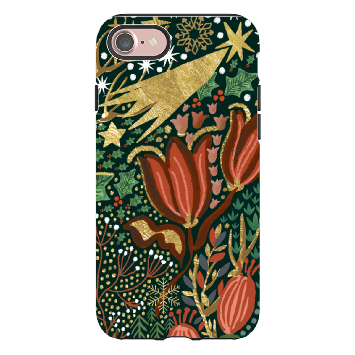 iPhone Tough Case - Winter Deer III By Emma Frances Grant