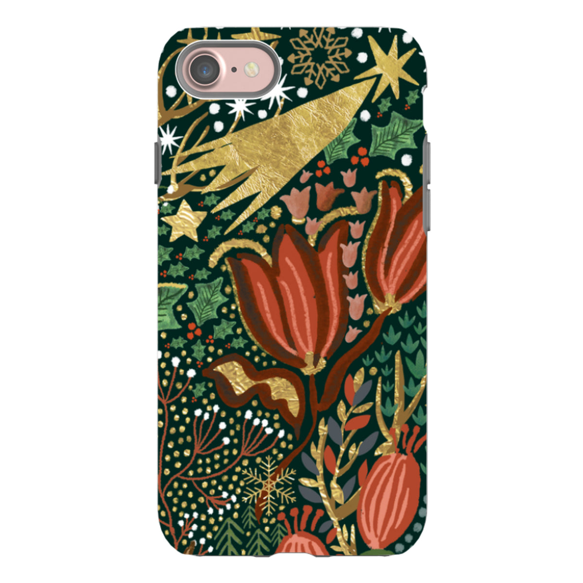 iPhone Tough Case - Winter Deer III By Emma Frances Grant