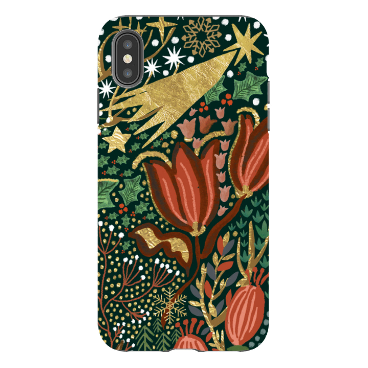 iPhone Tough Case - Winter Deer III By Emma Frances Grant