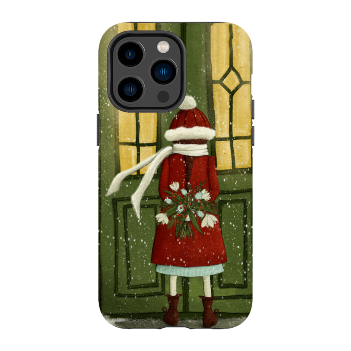 iPhone Tough Case - Winter Flowers By Maja Lindberg