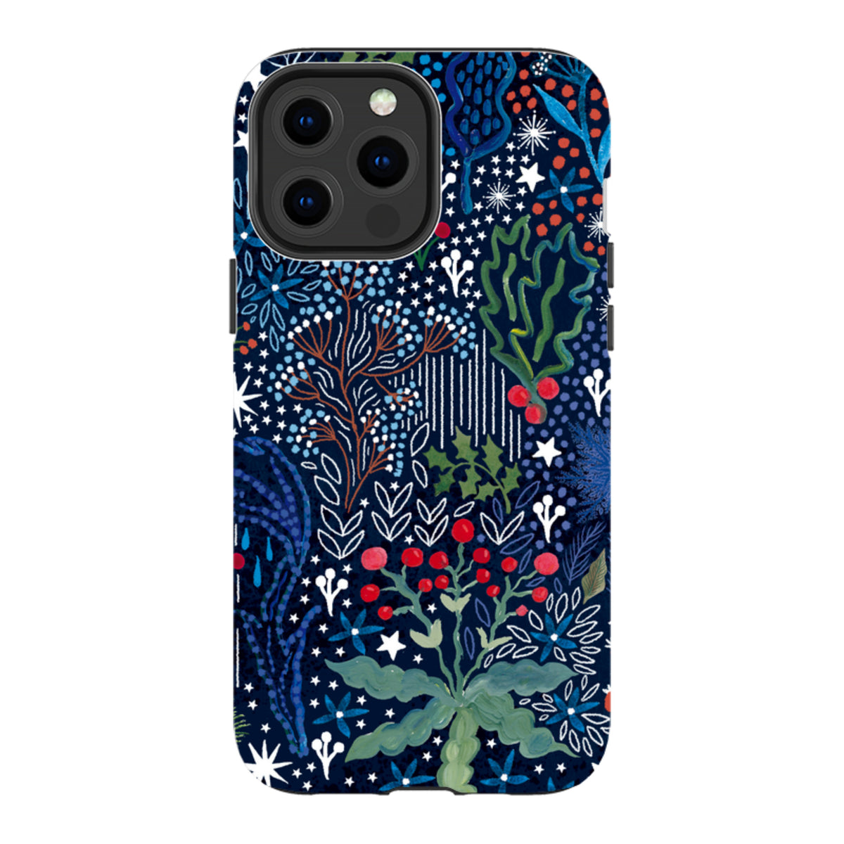 iPhone Tough Case - Winter Flowers I By Emma Frances Grant